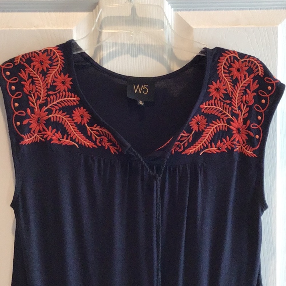 W5 Cotton sleeveless tee shirt